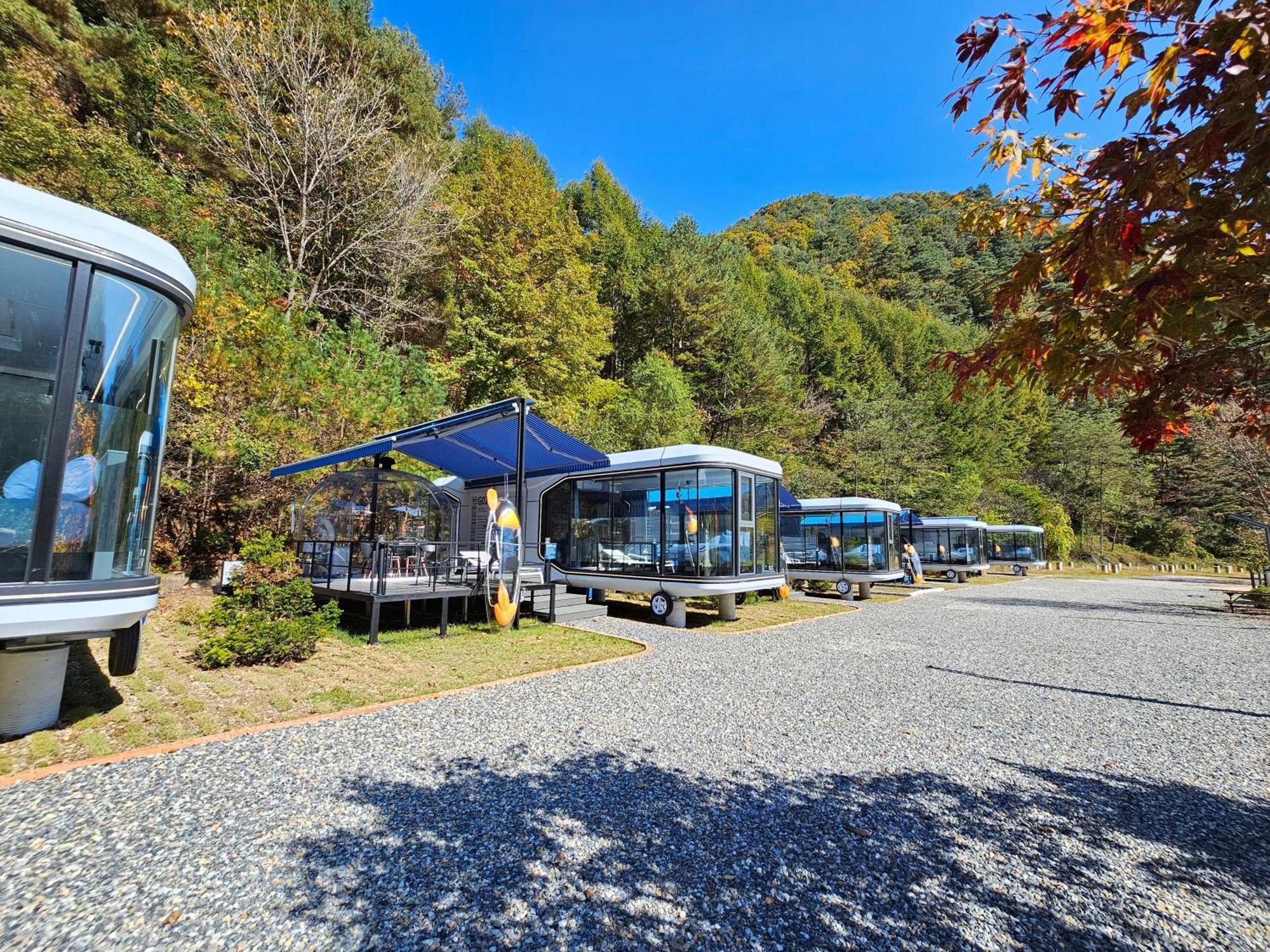 Galaxy X Hotel Type Caravan Glamping & Pension Pyeongchang Eksteriør bilde