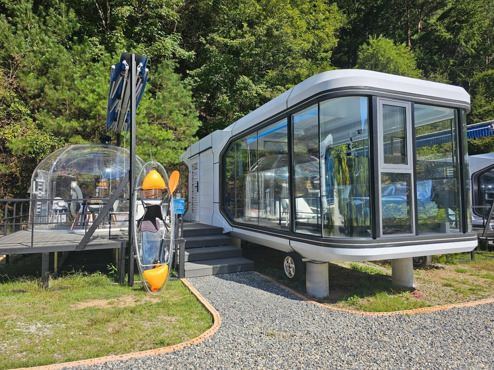 Galaxy X Hotel Type Caravan Glamping & Pension Pyeongchang Eksteriør bilde